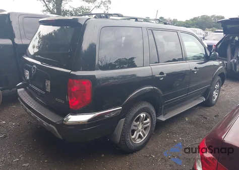 2004 Honda Pilot Exl z USA, uszkodzony, nr VIN 2HKYF18574H501936